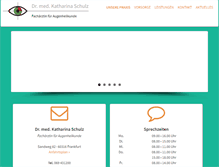 Tablet Screenshot of dr-kschulz.de